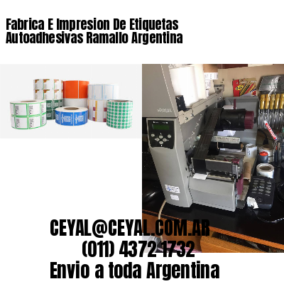 Fabrica E Impresion De Etiquetas Autoadhesivas Ramallo Argentina