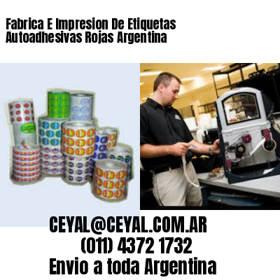 Fabrica E Impresion De Etiquetas Autoadhesivas Rojas Argentina