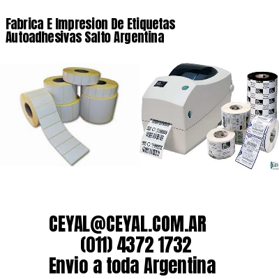 Fabrica E Impresion De Etiquetas Autoadhesivas Salto Argentina