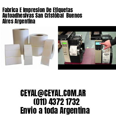 Fabrica E Impresion De Etiquetas Autoadhesivas San Cristóbal  Buenos Aires Argentina