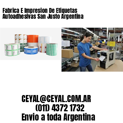 Fabrica E Impresion De Etiquetas Autoadhesivas San Justo Argentina