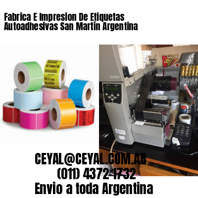 Fabrica E Impresion De Etiquetas Autoadhesivas San Martín Argentina