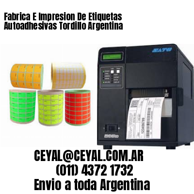 Fabrica E Impresion De Etiquetas Autoadhesivas Tordillo Argentina