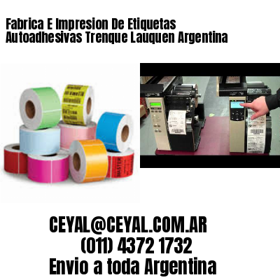 Fabrica E Impresion De Etiquetas Autoadhesivas Trenque Lauquen Argentina