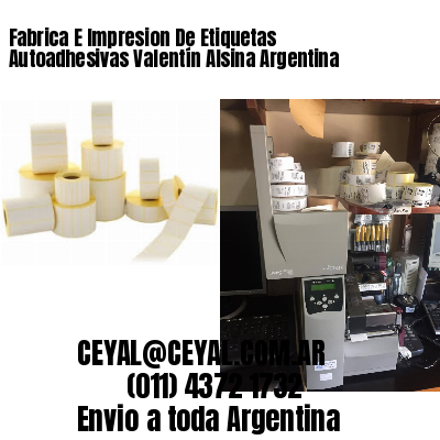 Fabrica E Impresion De Etiquetas Autoadhesivas Valentín Alsina Argentina