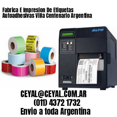 Fabrica E Impresion De Etiquetas Autoadhesivas Villa Centenario Argentina