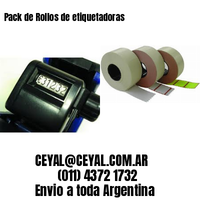 Pack de Rollos de etiquetadoras