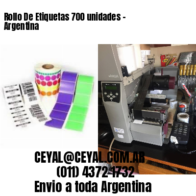 Rollo De Etiquetas 700 unidades – Argentina