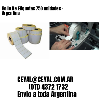 Rollo De Etiquetas 750 unidades – Argentina