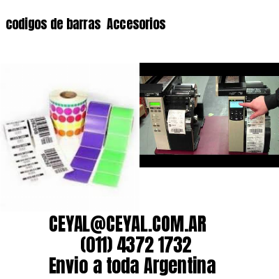 codigos de barras 	Accesorios