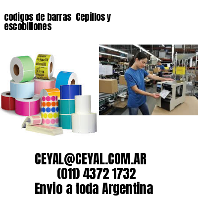 codigos de barras 	Cepillos y escobillones