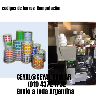 codigos de barras 	Computación