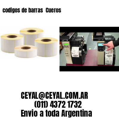 codigos de barras 	Cueros