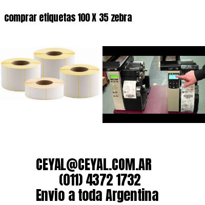 comprar etiquetas 100 X 35 zebra