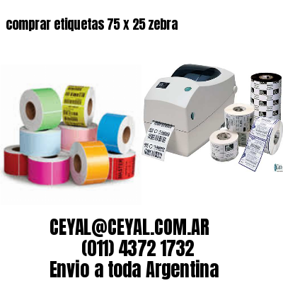 comprar etiquetas 75 x 25 zebra