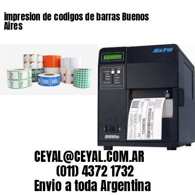 impresion de codigos de barras Buenos Aires