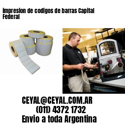 impresion de codigos de barras Capital Federal