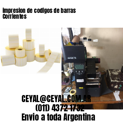 impresion de codigos de barras Corrientes