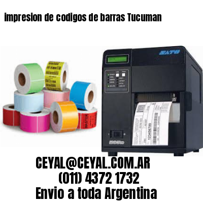 impresion de codigos de barras Tucuman