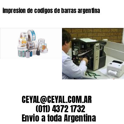 impresion de codigos de barras argentina