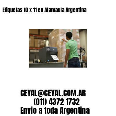 Etiquetas 10 x 11 en Alamaula Argentina