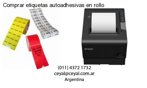 Comprar etiquetas autoadhesivas en rollo