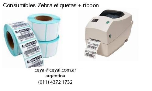 Consumibles Zebra etiquetas   ribbon