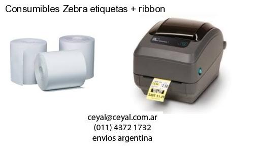 Consumibles Zebra etiquetas   ribbon