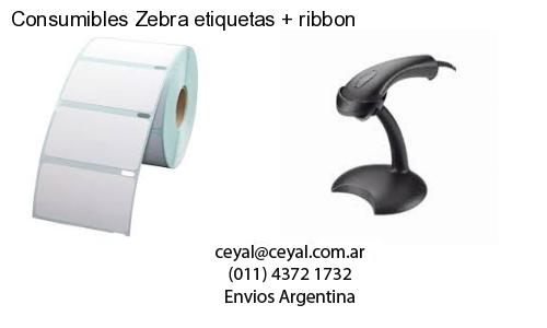 Consumibles Zebra etiquetas   ribbon