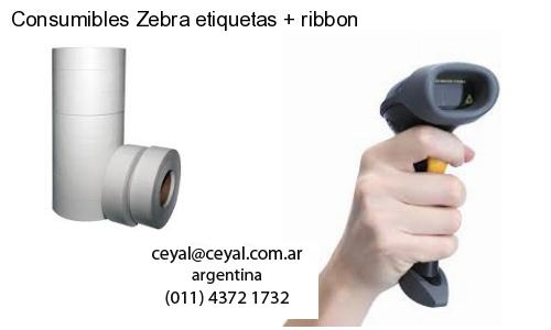 Consumibles Zebra etiquetas   ribbon