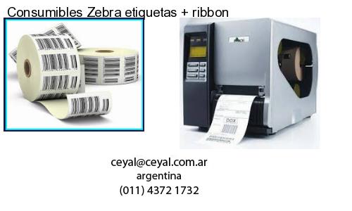 Consumibles Zebra etiquetas   ribbon