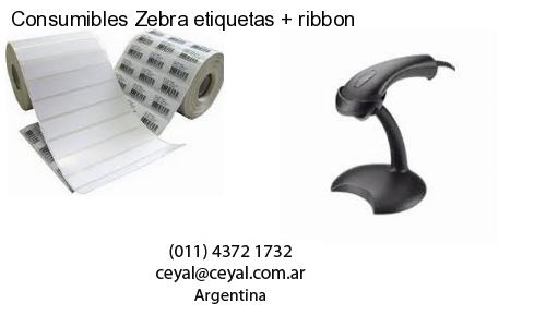 Consumibles Zebra etiquetas   ribbon