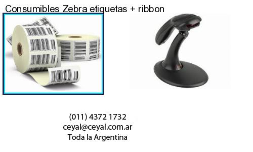 Consumibles Zebra etiquetas   ribbon