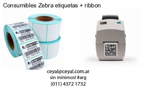 Consumibles Zebra etiquetas   ribbon