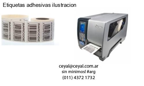 Etiquetas adhesivas ilustracion