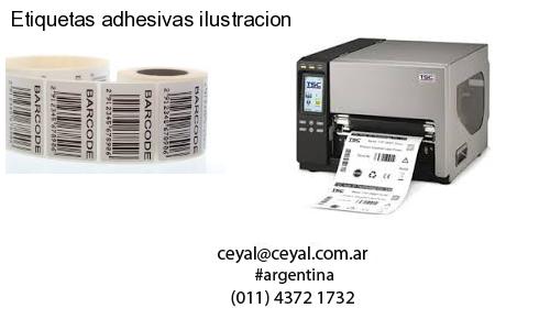 Etiquetas adhesivas ilustracion