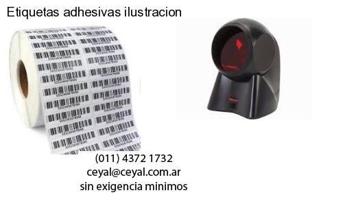 Etiquetas adhesivas ilustracion