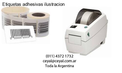Etiquetas adhesivas ilustracion