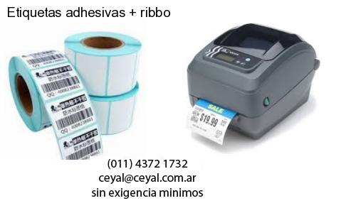 Etiquetas adhesivas   ribbo