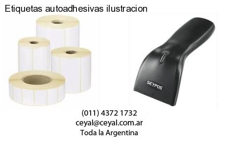 Etiquetas autoadhesivas ilustracion