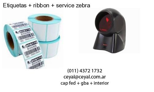 Etiquetas   ribbon   service zebra