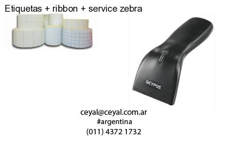 Etiquetas   ribbon   service zebra