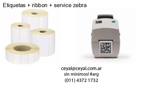 Etiquetas   ribbon   service zebra