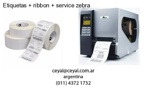 Etiquetas   ribbon   service zebra