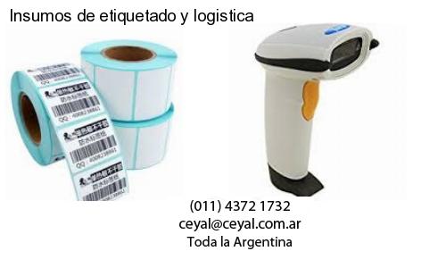 Insumos de etiquetado y logistica