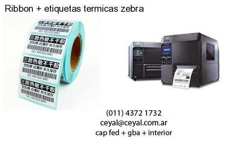 Ribbon   etiquetas termicas zebra