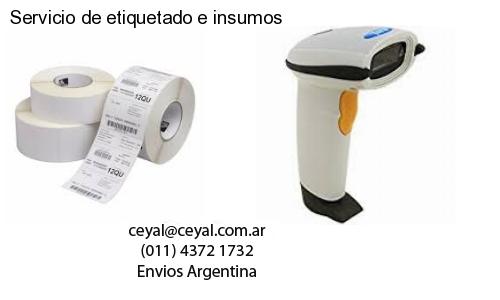 Servicio de etiquetado e insumos