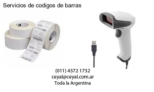 Servicios de codigos de barras