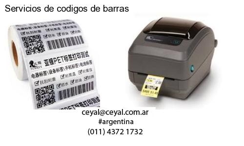 Servicios de codigos de barras