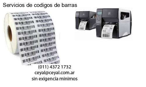 Servicios de codigos de barras